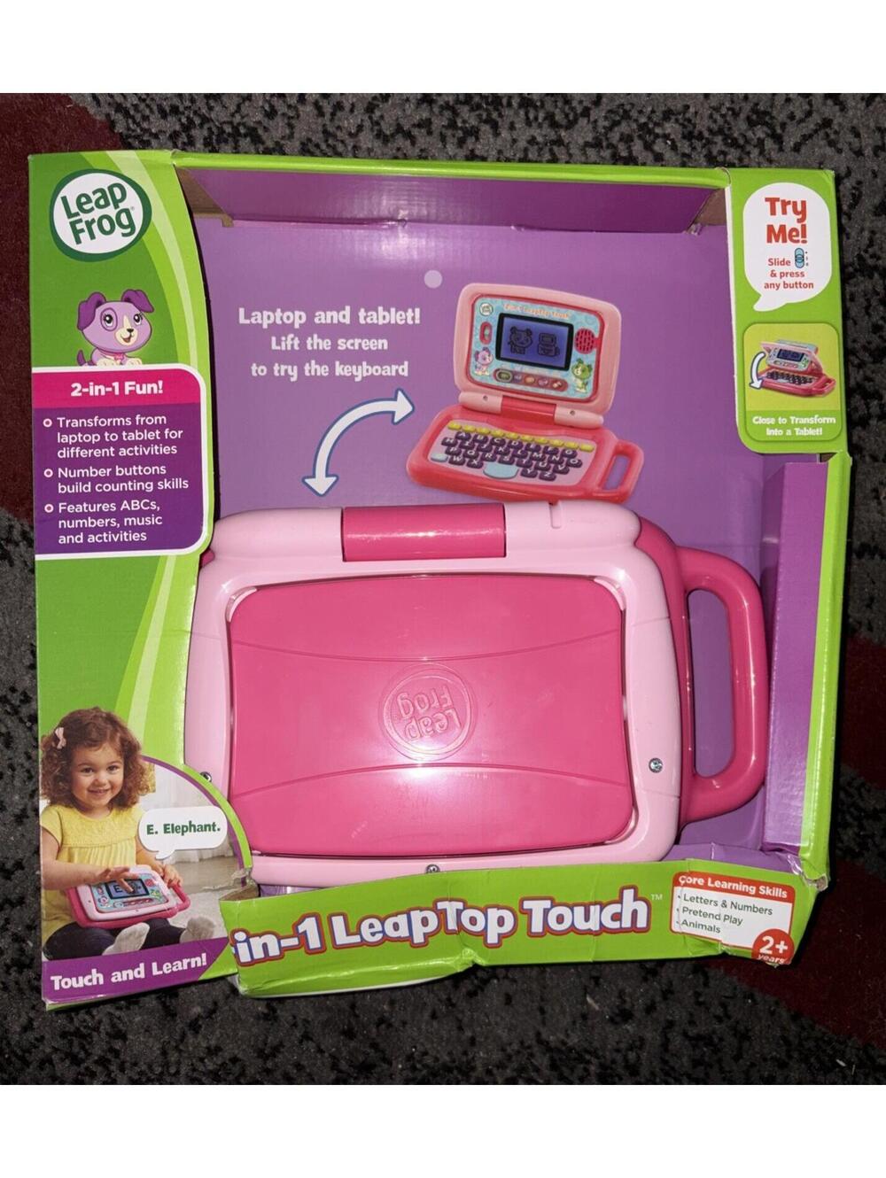 LeapFrog 2 in 1 LeapTop Touch - Pink NIB